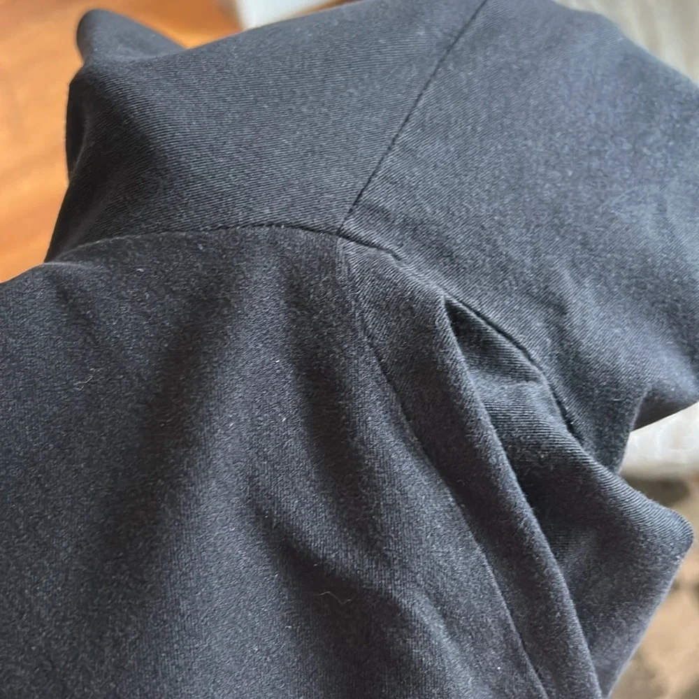 J. Crew Hayden Kickout Crop Pant in Bi-Stretch Cotton (Black/10) - Picture 5 of 5